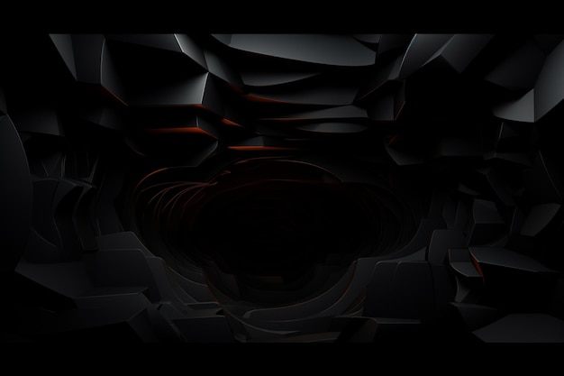 Abstract black matter background neural network generated art