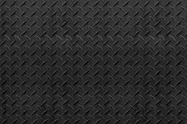 Abstract Black Metal Diamond Plate Background