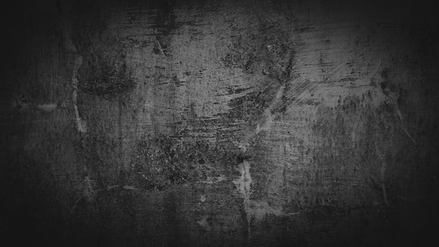 Photo abstract black old wall background