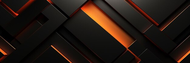 Abstract black and orange background