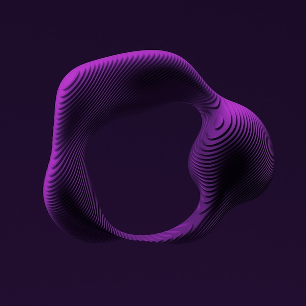 Abstract black purple illustration