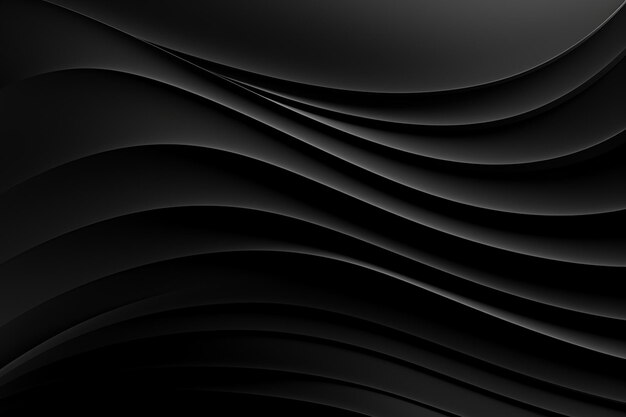 Abstract black shapes background design