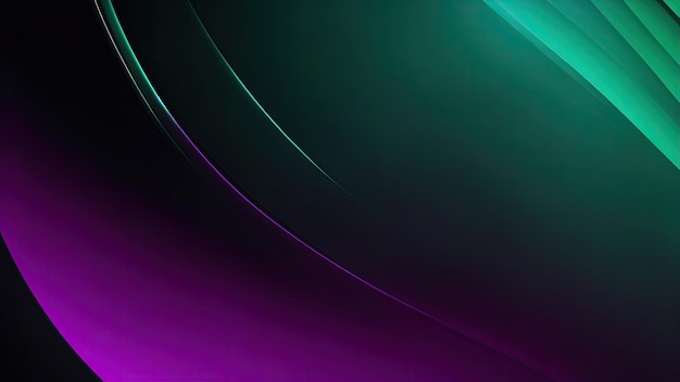 Abstract Black teal green and pink grainy gradient background