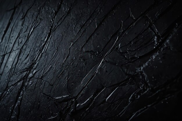 Photo abstract black textured background with scratches