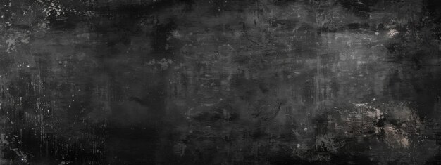 Photo abstract black wall texture for pattern background wide panorama picture black wall texture rou