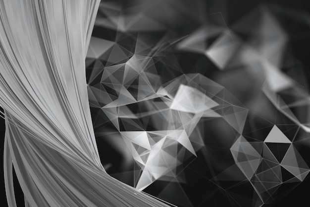 Abstract black and white Background Wallpaper