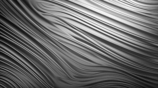 Abstract black and white background with some smooth linesgenerative ai