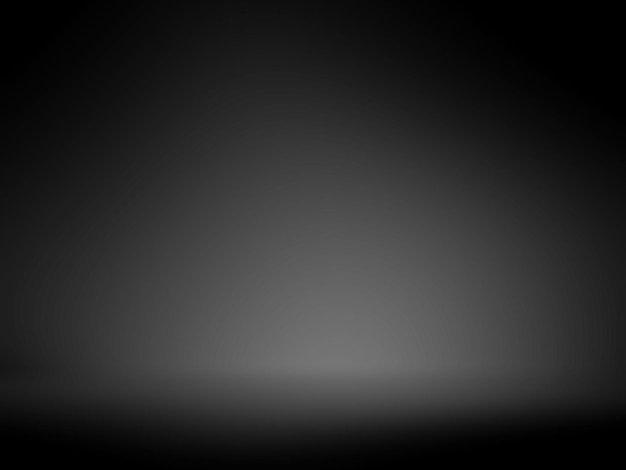 Abstract black and white gradient Plain studio background