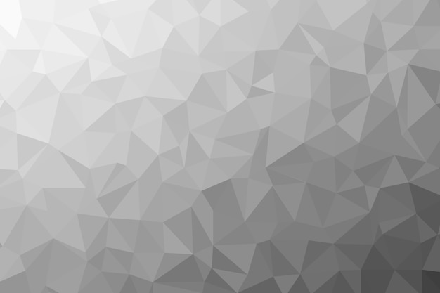 Photo abstract black and white low poly background texture. creative polygonal backdrop illustration