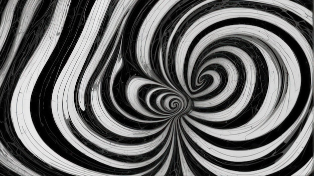 Abstract Black and White swirls Texture