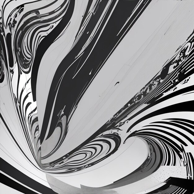 Abstract black and white vector wallpaper from lines