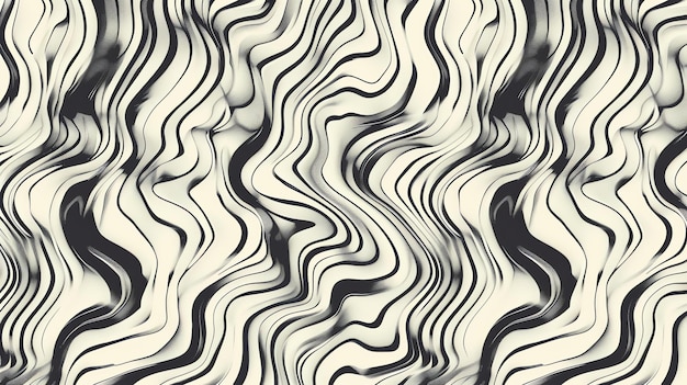 Abstract black and white wave pattern Can be used as a background for web design fabric design or other creative projects