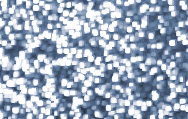 Abstract blauw ontwerp als achtergrond met afgeronde vierkante lichten in een willekeurig geometrisch patroon