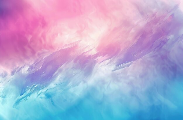 写真 抽象的な青とピンクの背景とパステル色のグラデーション色と雲