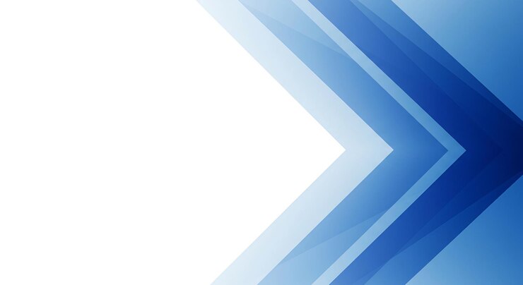 Photo abstract blue arrow design background