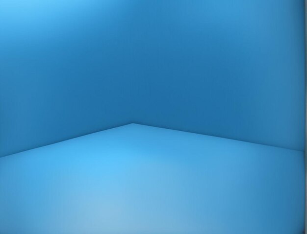 Abstract Blue Background blue wall with a corner that says the corner