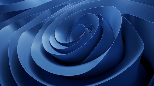 An abstract blue background a geometric helix shape wallpaper and a modern minimal wallpaper with spiral lines