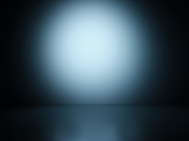 Abstract blue background. Glow and darkness