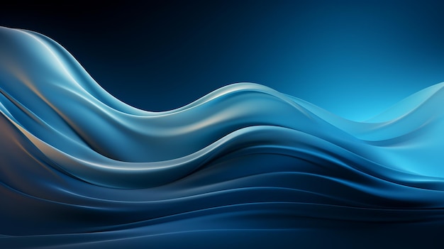 Abstract blue background gradient with dark blue AI generated