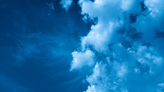 abstract blue background soft cloudy