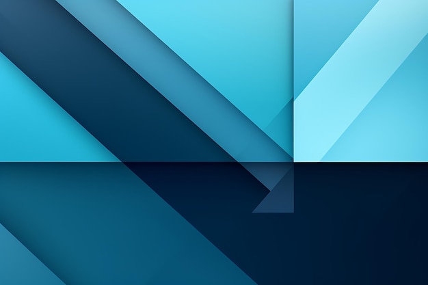 Abstract blue background with geometric shape