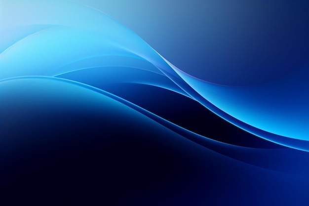 abstract blue background with gradient and smooth transitions smooth lines
