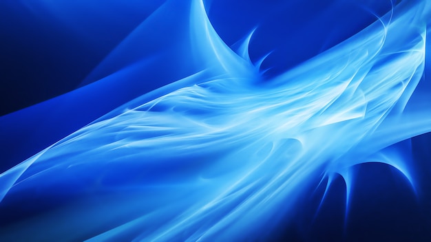 Abstract blue background with ice flow full screen