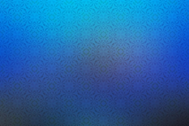 Abstract blue background with ornament and space for text