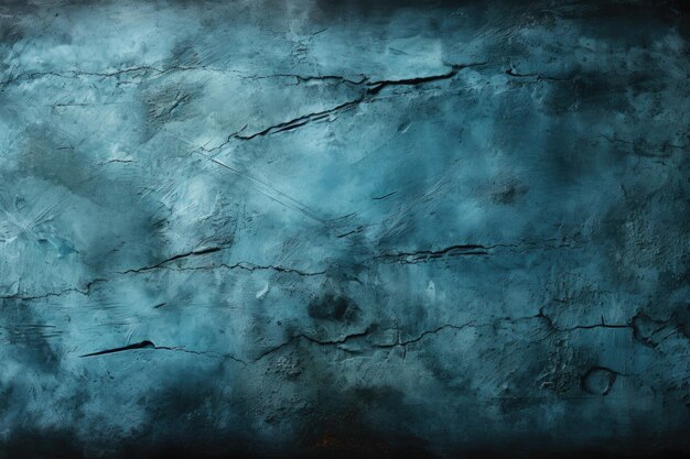 Abstract blue background with scratched concrete modern background with rough t generative IA