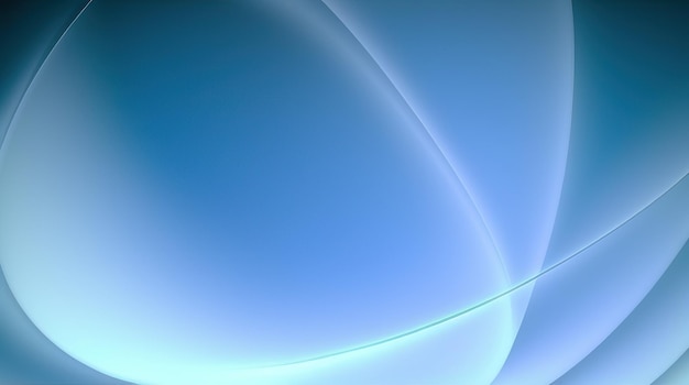 Abstract blue background with smooth line