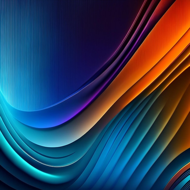 abstract blue background with smooth lines