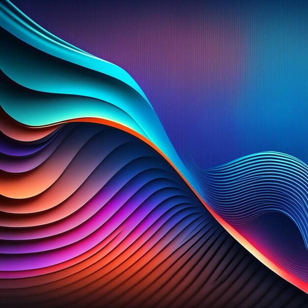 abstract blue background with smooth lines