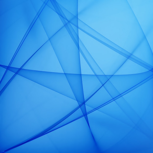 Abstract blue background with smooth lines