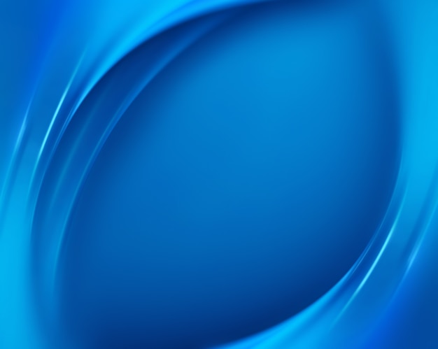 Photo abstract blue background with smooth lines