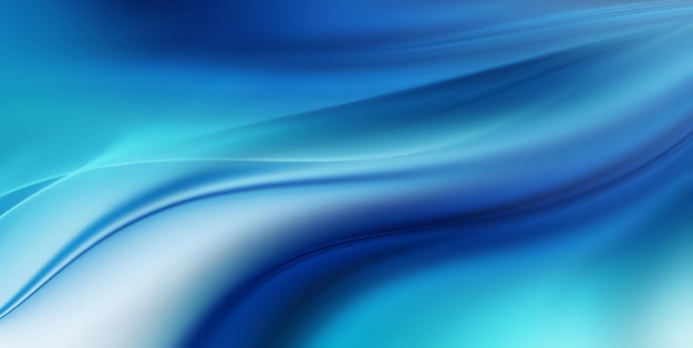 Abstract blue background with smooth lines