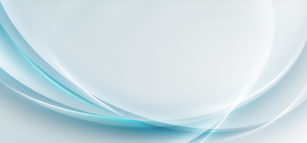 Abstract blue background with smooth lines