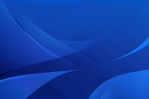 Abstract blue background with smooth lines