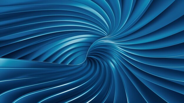 Abstract blue background with smooth shining lines