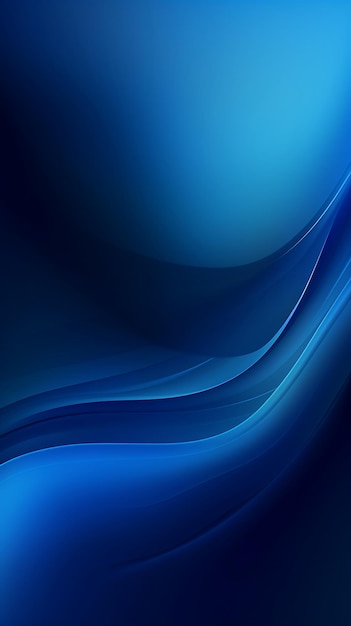 Abstract blue background with some smooth lines in it