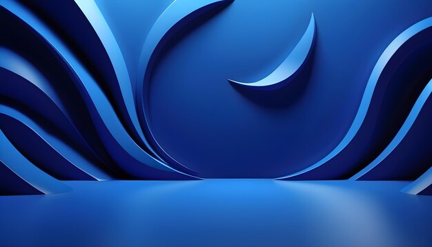 Photo abstract blue background