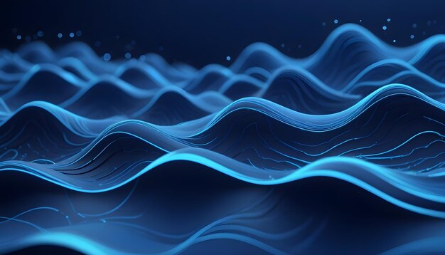 Photo abstract blue background