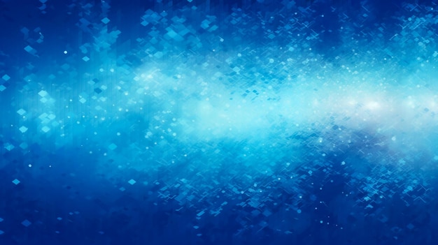 Abstract blue bokeh defocus glitter blur background