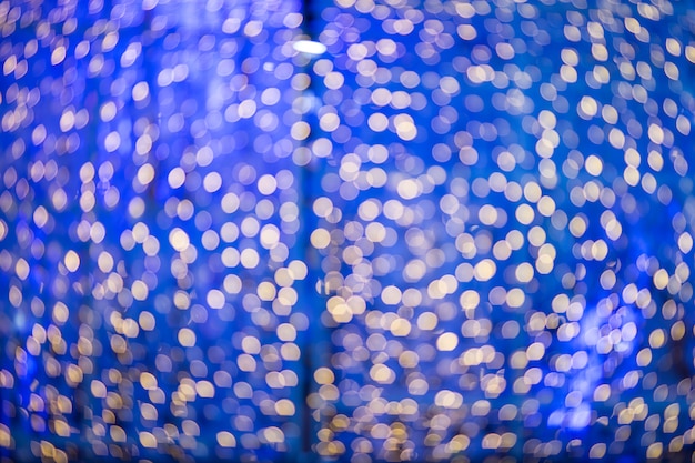 Abstract blue bokeh 