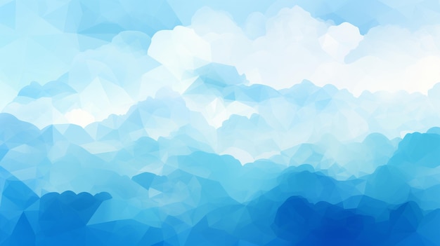 abstract blue clouds background