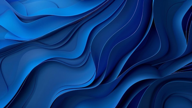 Foto sfondio di colore blu astratto composizione di forme dinamiche