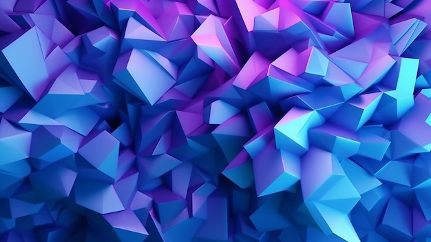 Abstract Blue Crystal background