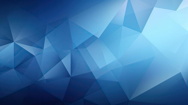 Photo abstract blue crystal background