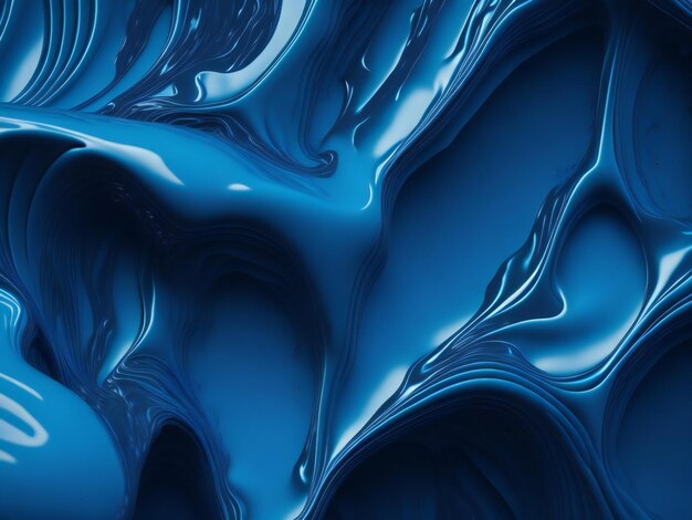 Abstract blue fluid background