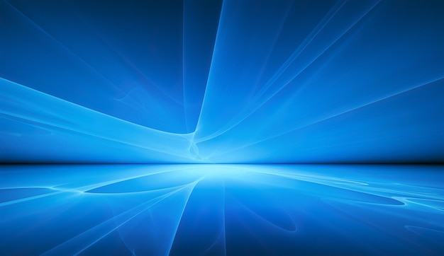 Abstract Blue Futuristic Background