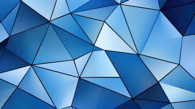 Abstract blue geometric background